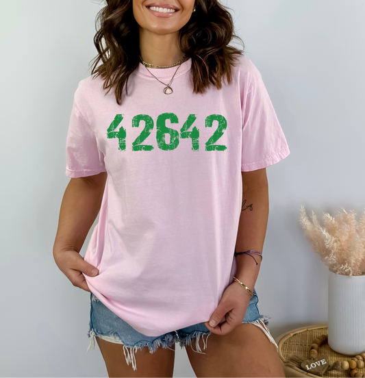 Zip Code Comfort Colors Tee *PRINT YOUR ZIP*
