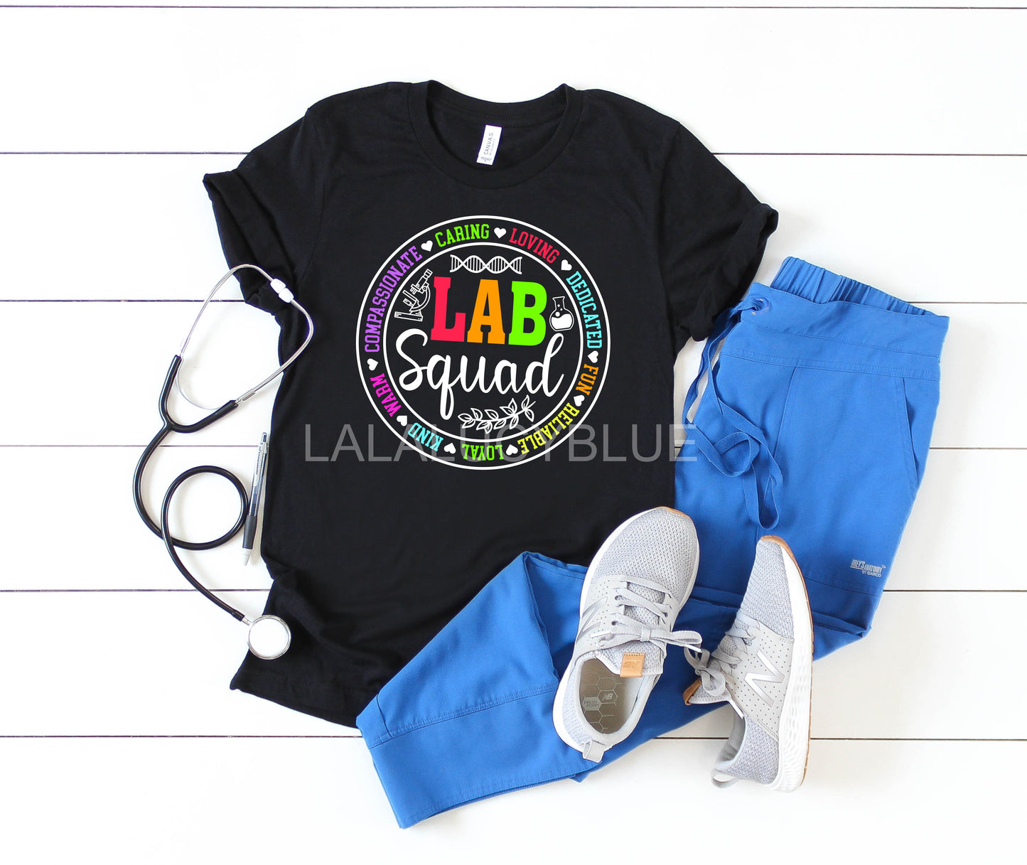 Lab Squad - Black Tee