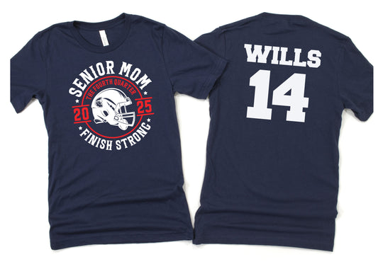 LAker Senior Football Family Tees *MOM*DAD*SIS*GRAN* PERSONALIZE YOURS