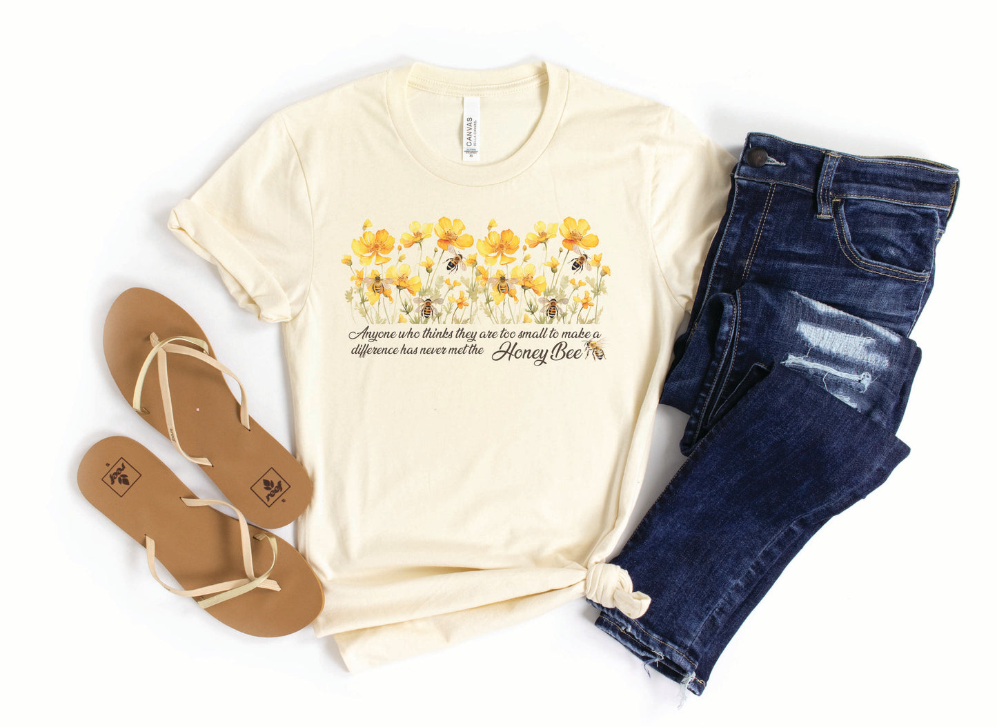 The Honey Bee *PRINTERS CHOICE* Cream Tee