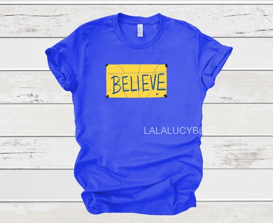 Ted Lasso Believe Blue Tee