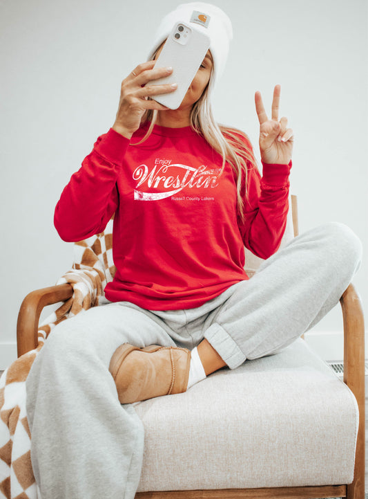 Enjoy Laker Wrestlin' Red - CHOOSE STYLE