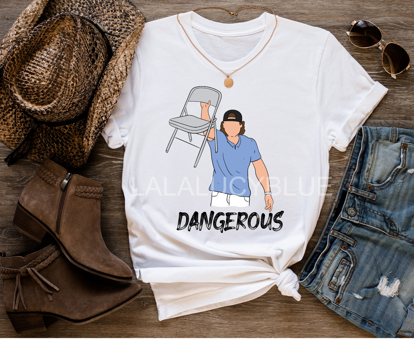 Morgan Wallen Dangerous White Tee