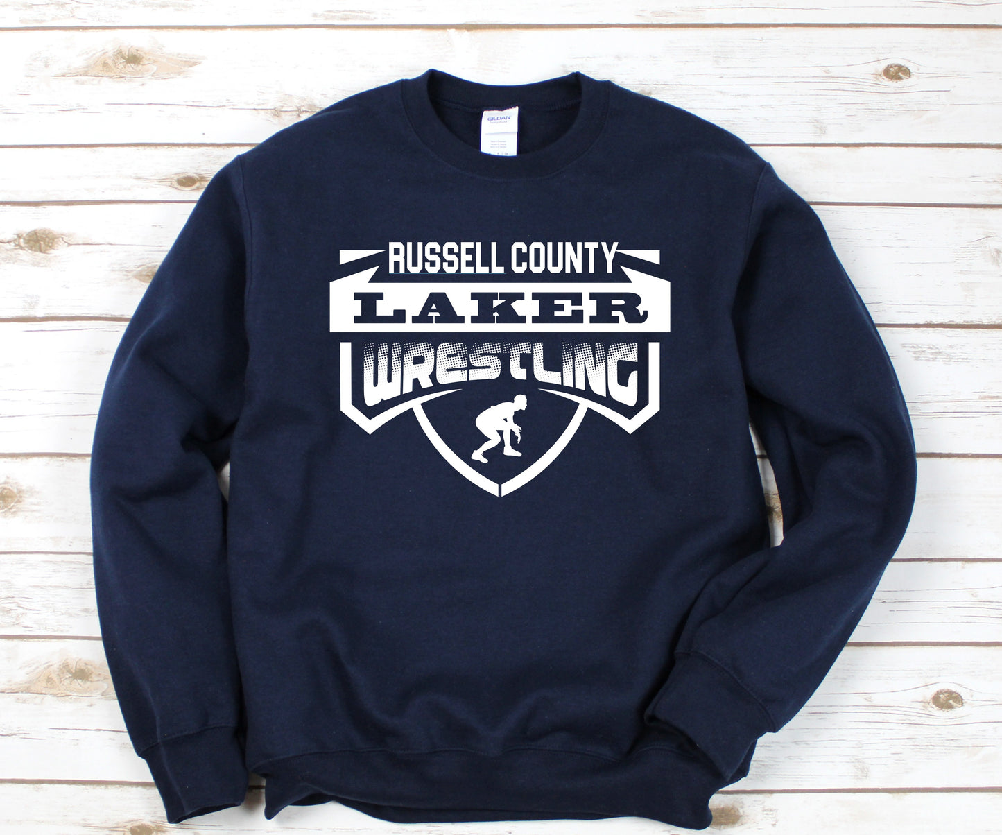 Russell Co. Laker Wrestling Navy *CHOOSE STYLE*