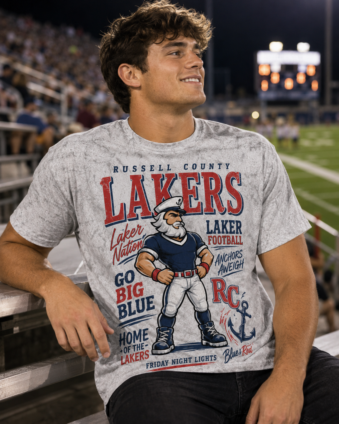 Laker Football Mascot *Choose Style & Color*