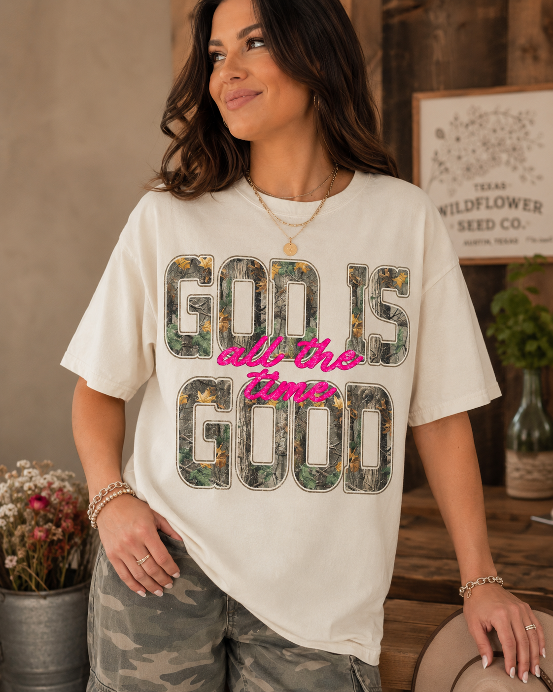 PRINTERS CHOICE B - God Is Good Camo *CHOOSE STYLE*