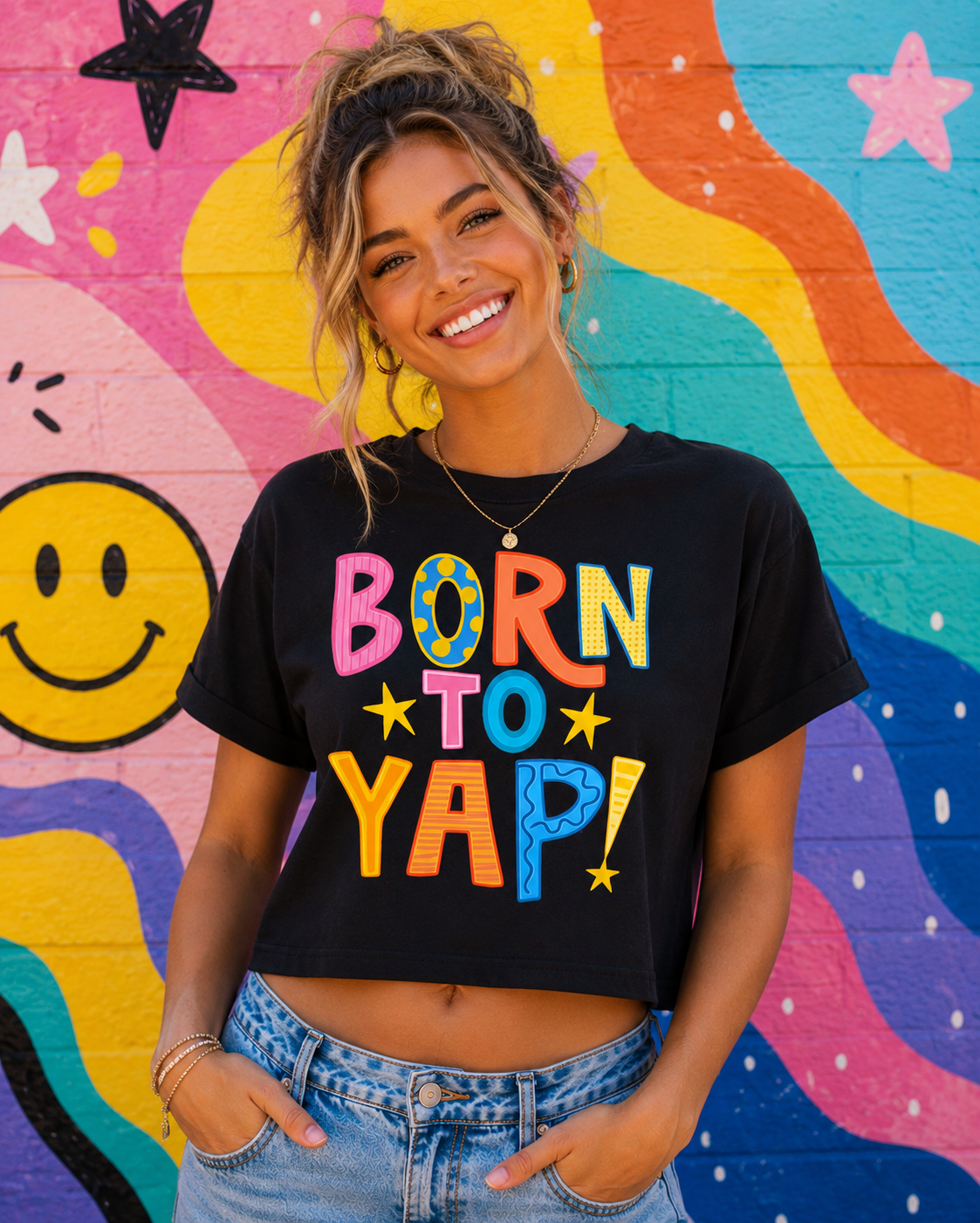 Born To Yap *Choose Regular Tee or Cropped*