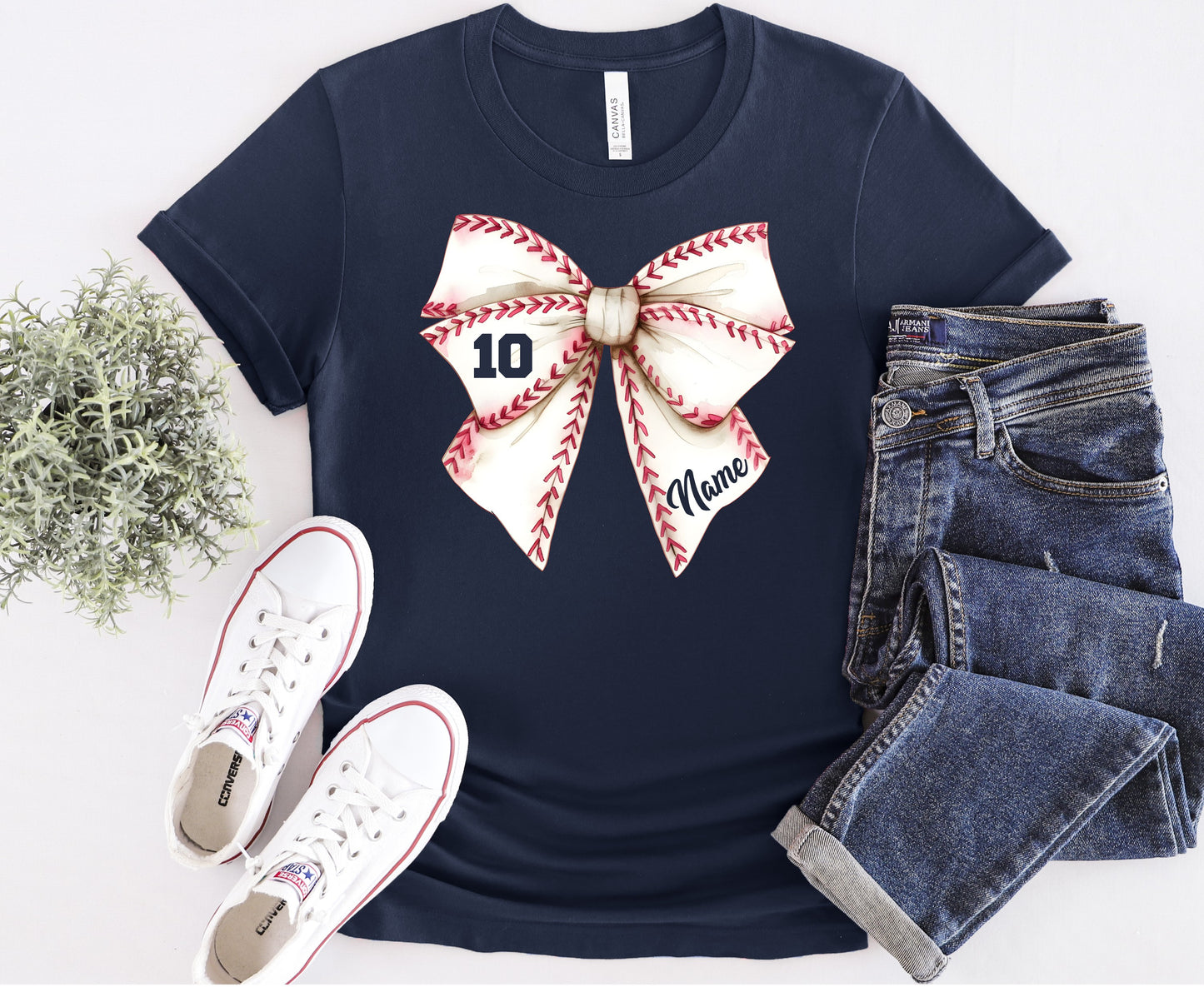 Baseball Bow *Choose Style*PERSONALIZE*