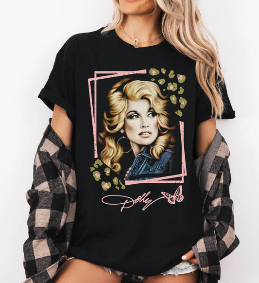 Dolly - Black Tee