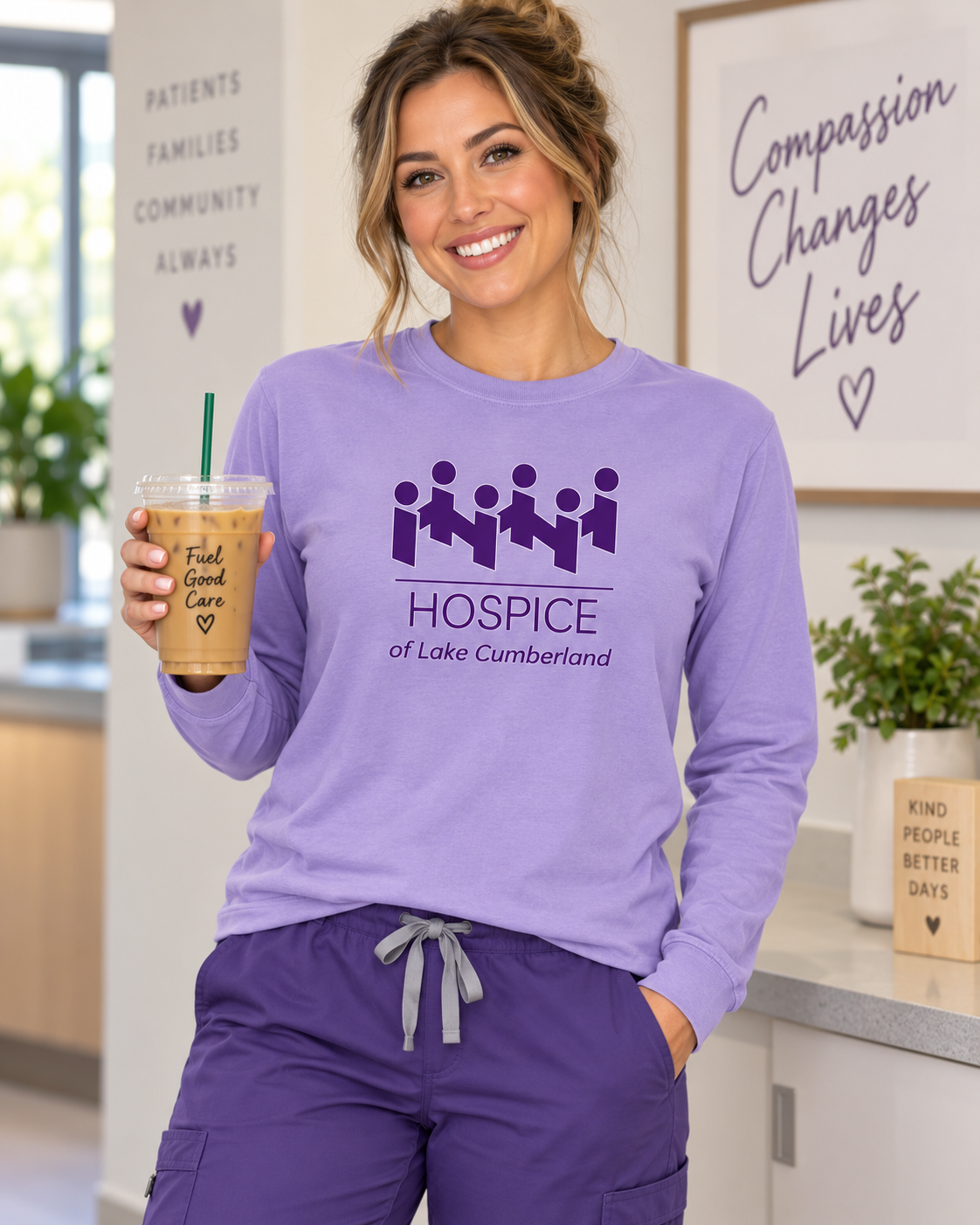 Hospice of Lake Cumberland *Violet Comfort Colors*CHOOSE STYLE*