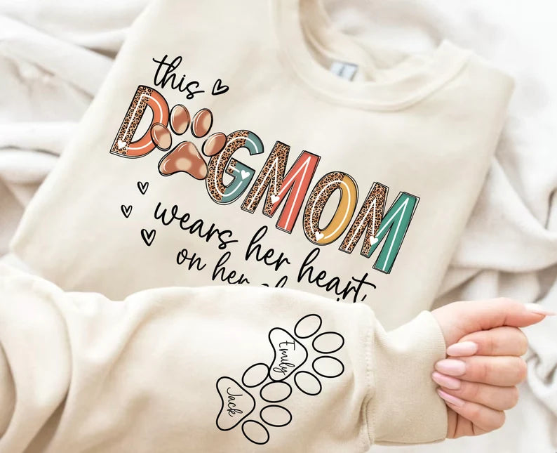 Dog 2025 mom sweatshirt