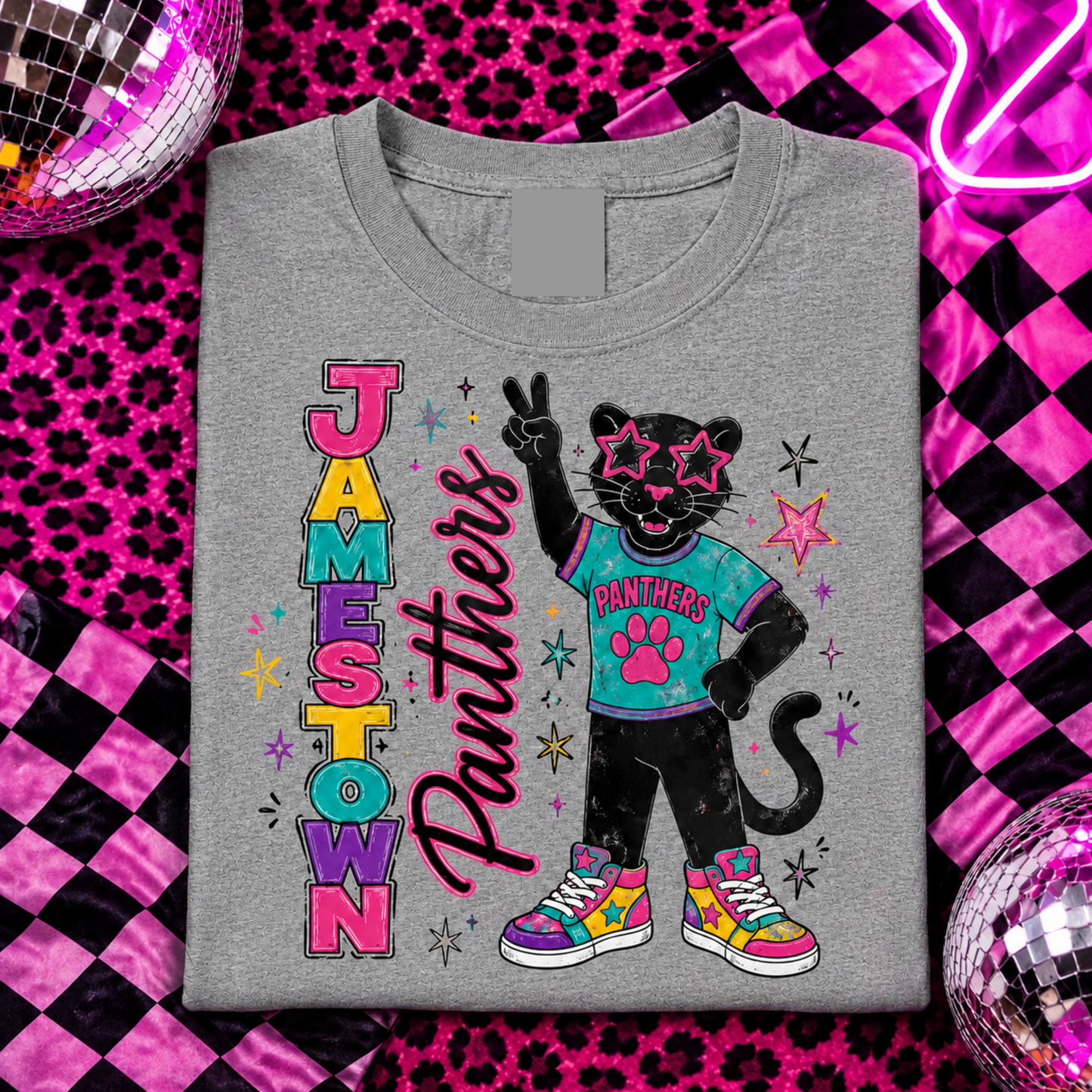 Jamestown Panthers Fun Tee *Choose Style & Color*