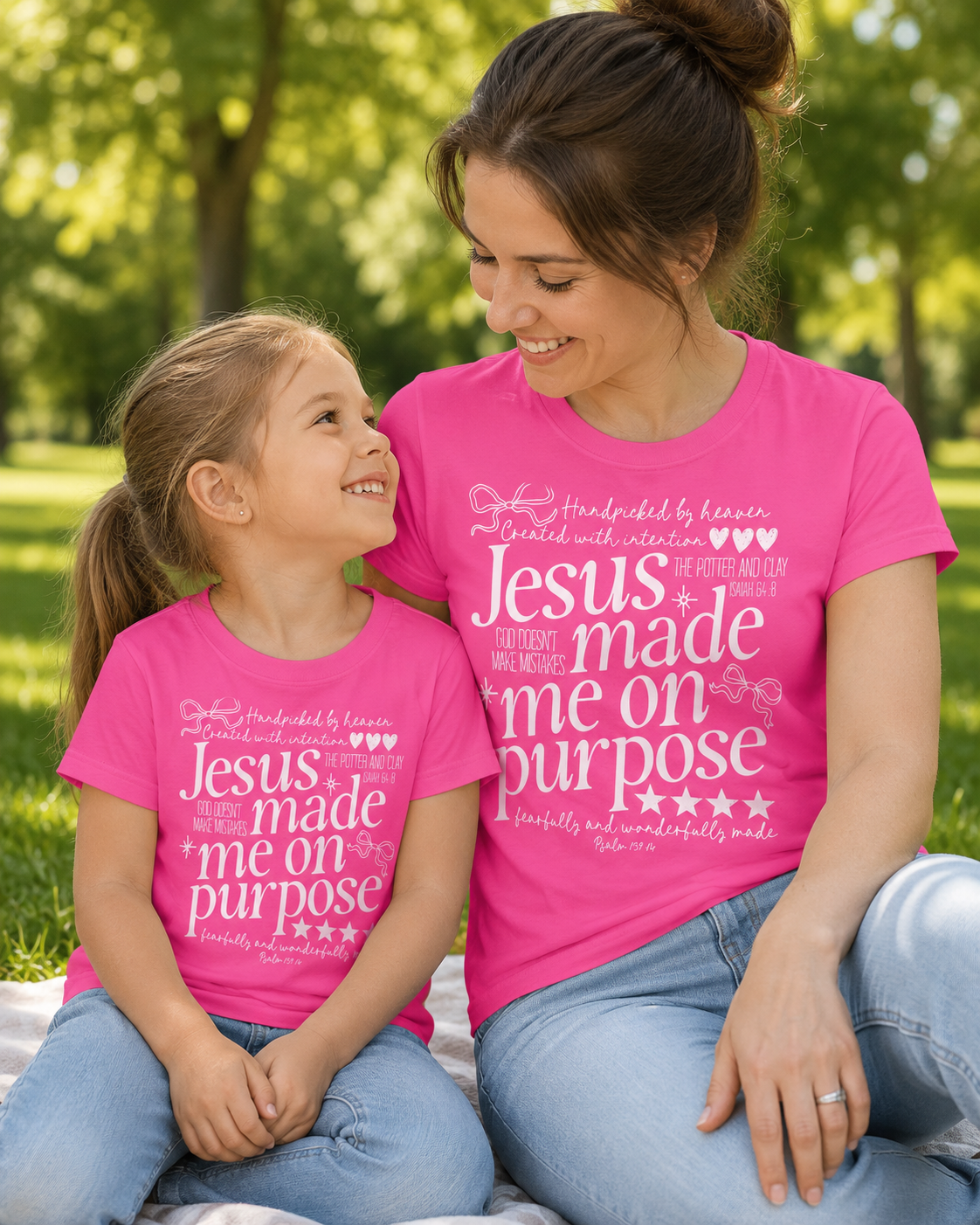 Jesus Made Me CC Neon Pink *YOUTH & ADULT SIZING*