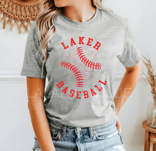 Laker Baseball Grey With Red *Choose Style*