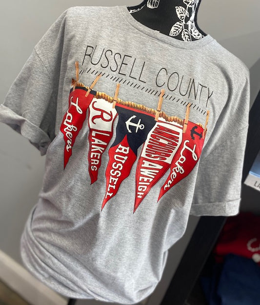 Laker Pennant Unisex Grey Tee