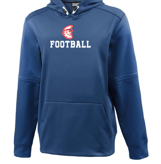 Laker Football Performance Hoodie - Navy