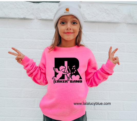 Laker Band Cupids Sweatshirt *Adult & Youth*