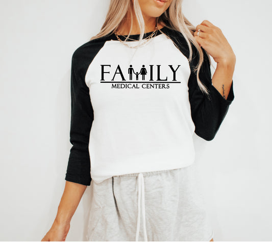 Family Medical 3/4 Raglans *CHOOSE COLORS*