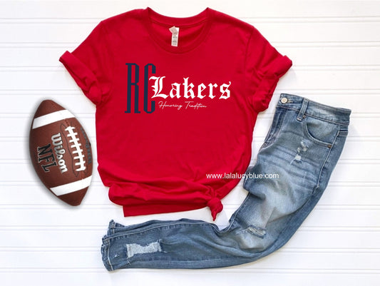 RC Lakers - Honoring Tradition - Unisex Red  *Choose Style*