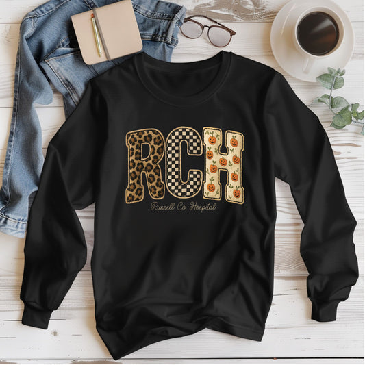 Russell Co Hospital RCH Fall Colors Black *CHOOSE STYLE*