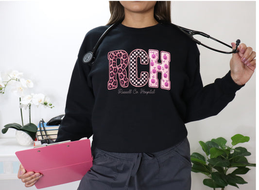 Russell Co Hospital RCH Fall PINKS Black *CHOOSE STYLE*