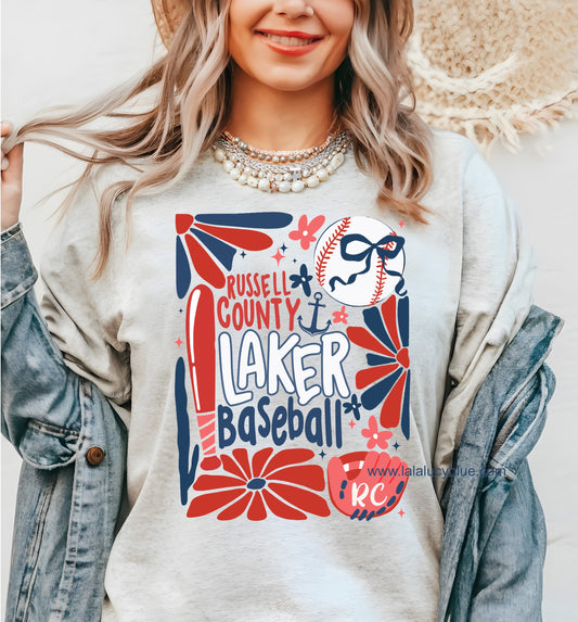 Laker Baseball Retro Ash Tee