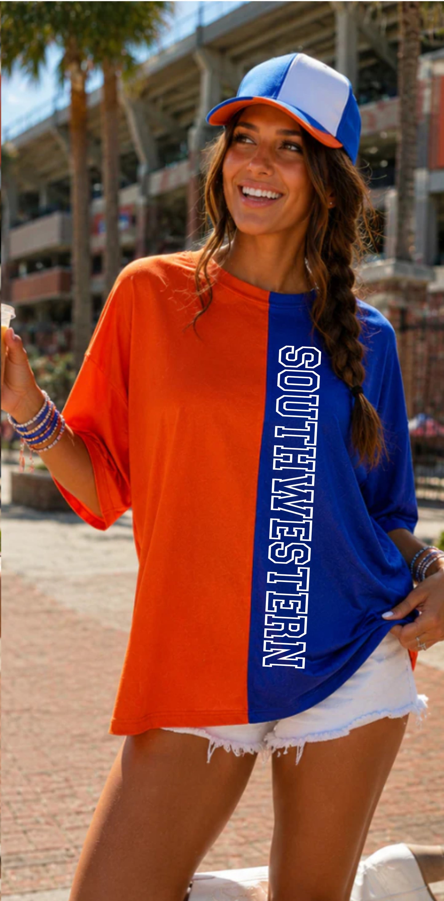 Southwestern Split Tee