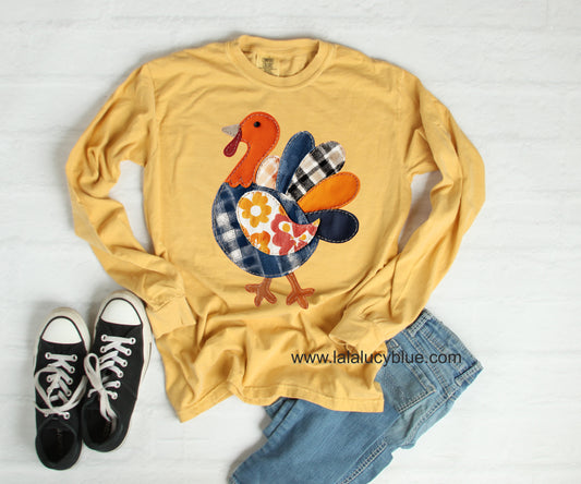 Turkey Patchwork Mustard CC *Choose Style*