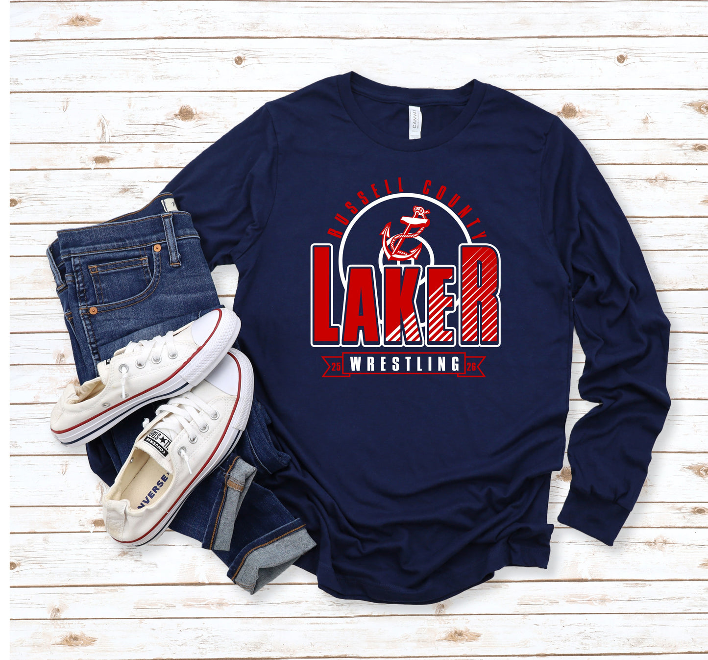Laker Wrestling Spirit Navy *Choose Style* FUNDRAISER
