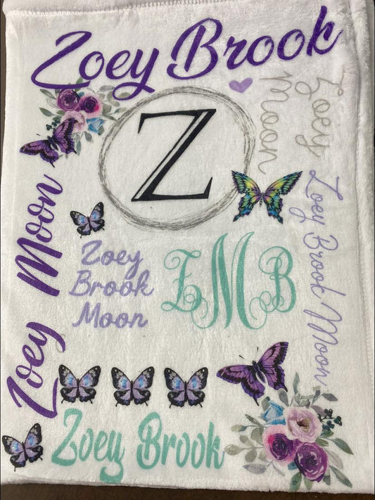 Purple Butterflies *Choose complimentary colors*