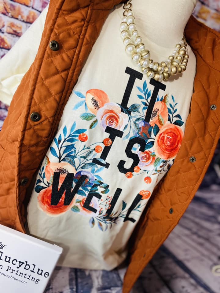 It Is Well Cream Tee