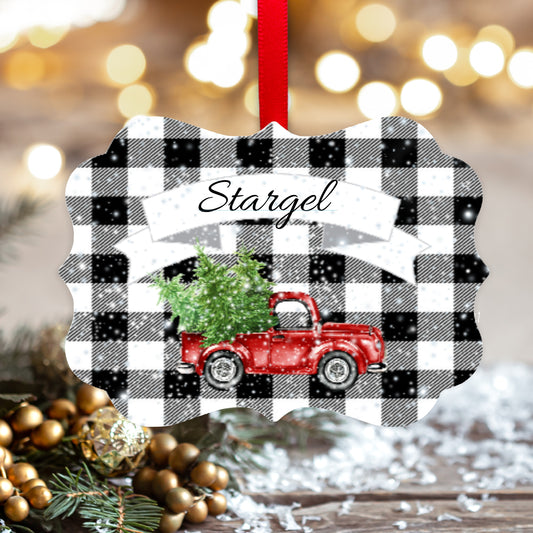 Personalized Truck Ornament