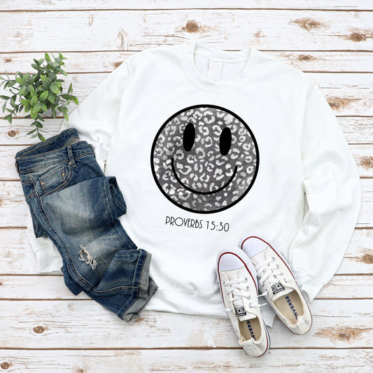 Proverbs 15:30 Sweatshirt