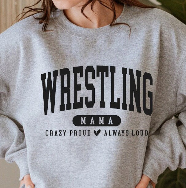 Wrestling Mom Grey *Choose Style* DEAL