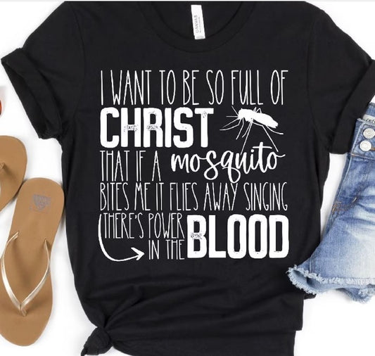 I Wanna Be So Full Of Christ Tee *Mystery Color*