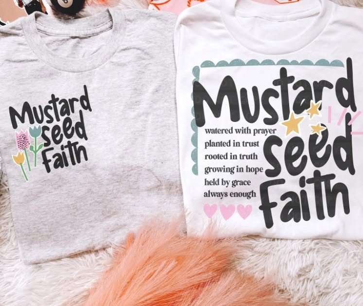 Mustard Seed of Faith Tee *CHOOSE COLOR*