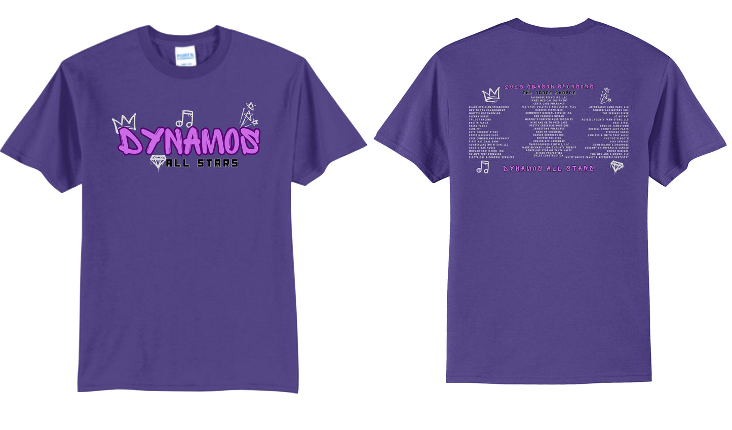 *Dynamos All Stars Tees*