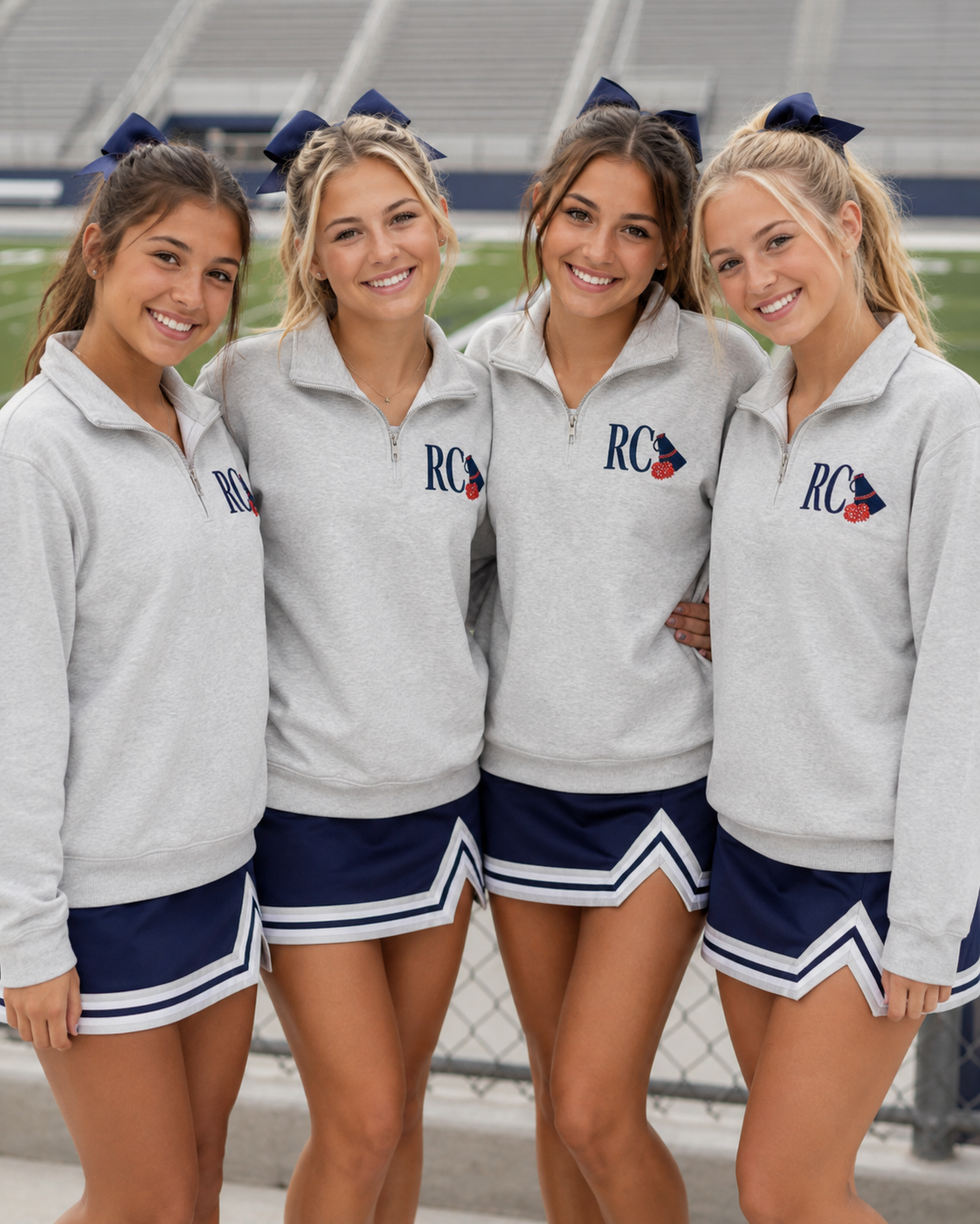RC Laker EMBROIDERED Quarter Zips