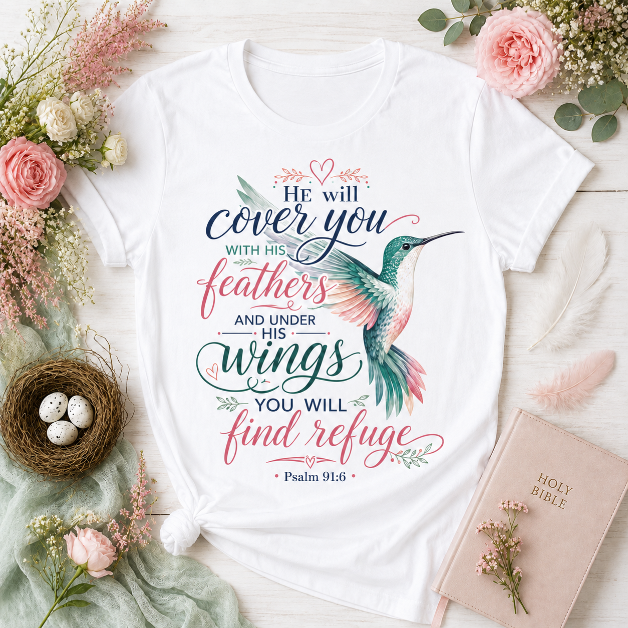 Under His Wings  *CHOOSE COLOR* Pam Grant *Fundraiser*