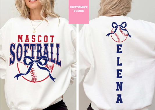 Softball Customized - Front & Back