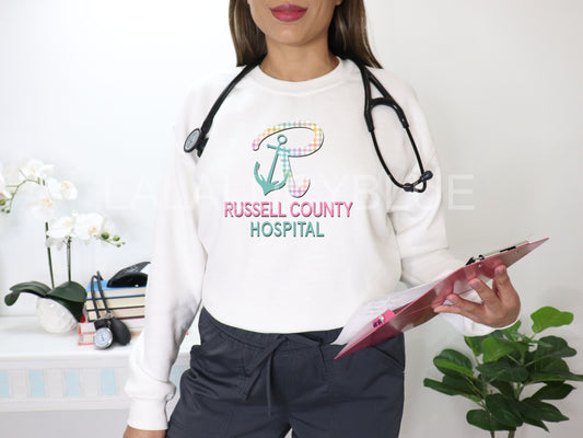 Russell County Hospital Spring Logo *Choose Style*