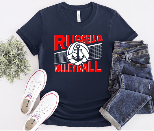Russell Co. Volleyball Navy *CHOOSE STYLE*FUNDRAISER*