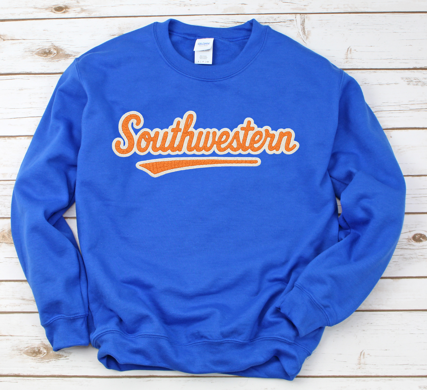 Vintage Southwestern Faux Crocheted Royal *Choose Style*