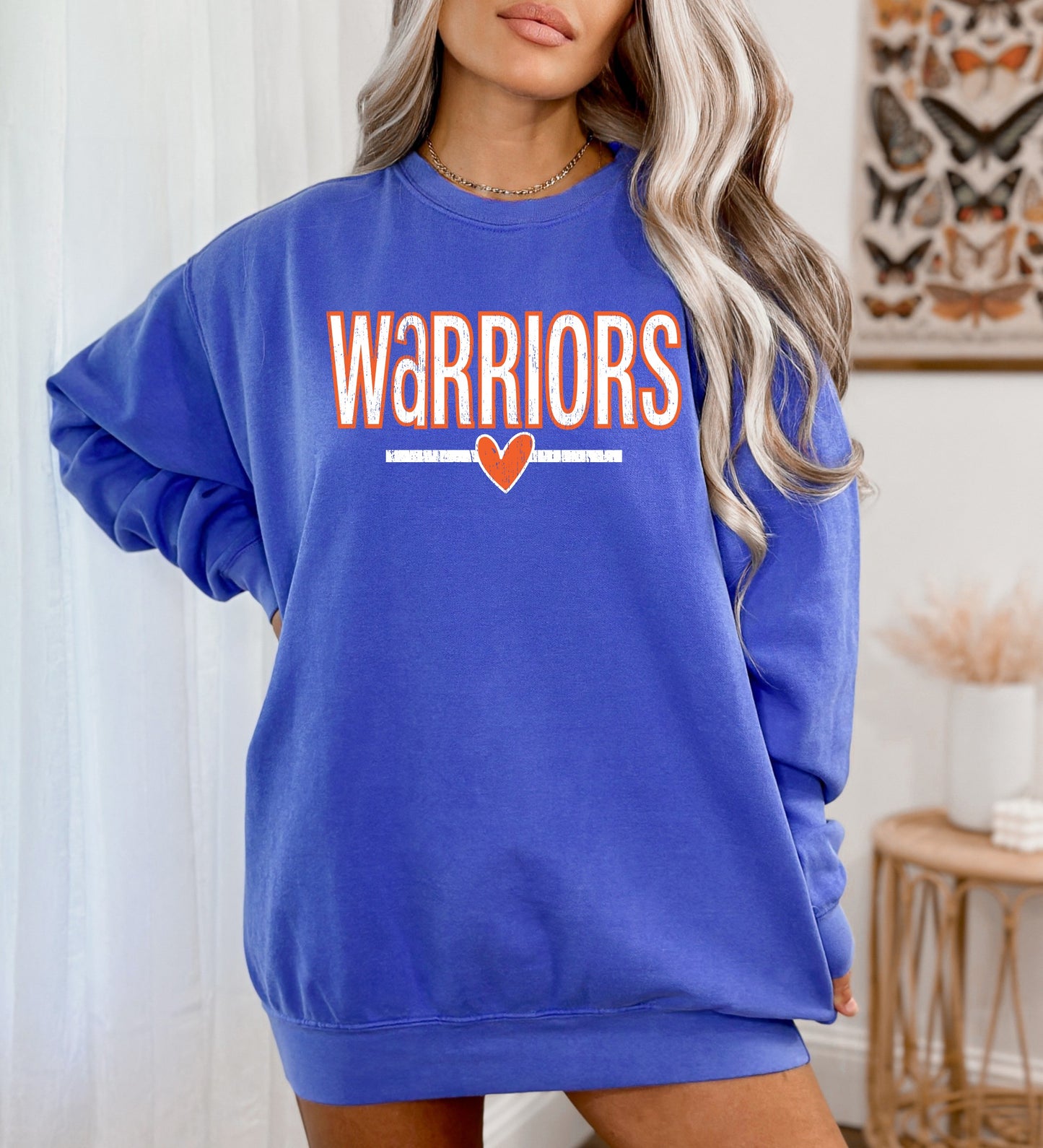 Warriors Heart Comfort Colors *Choose Style*