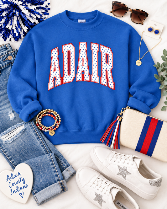 Adair Polka Dots - Royal Blue *CHOOSE STYLE*