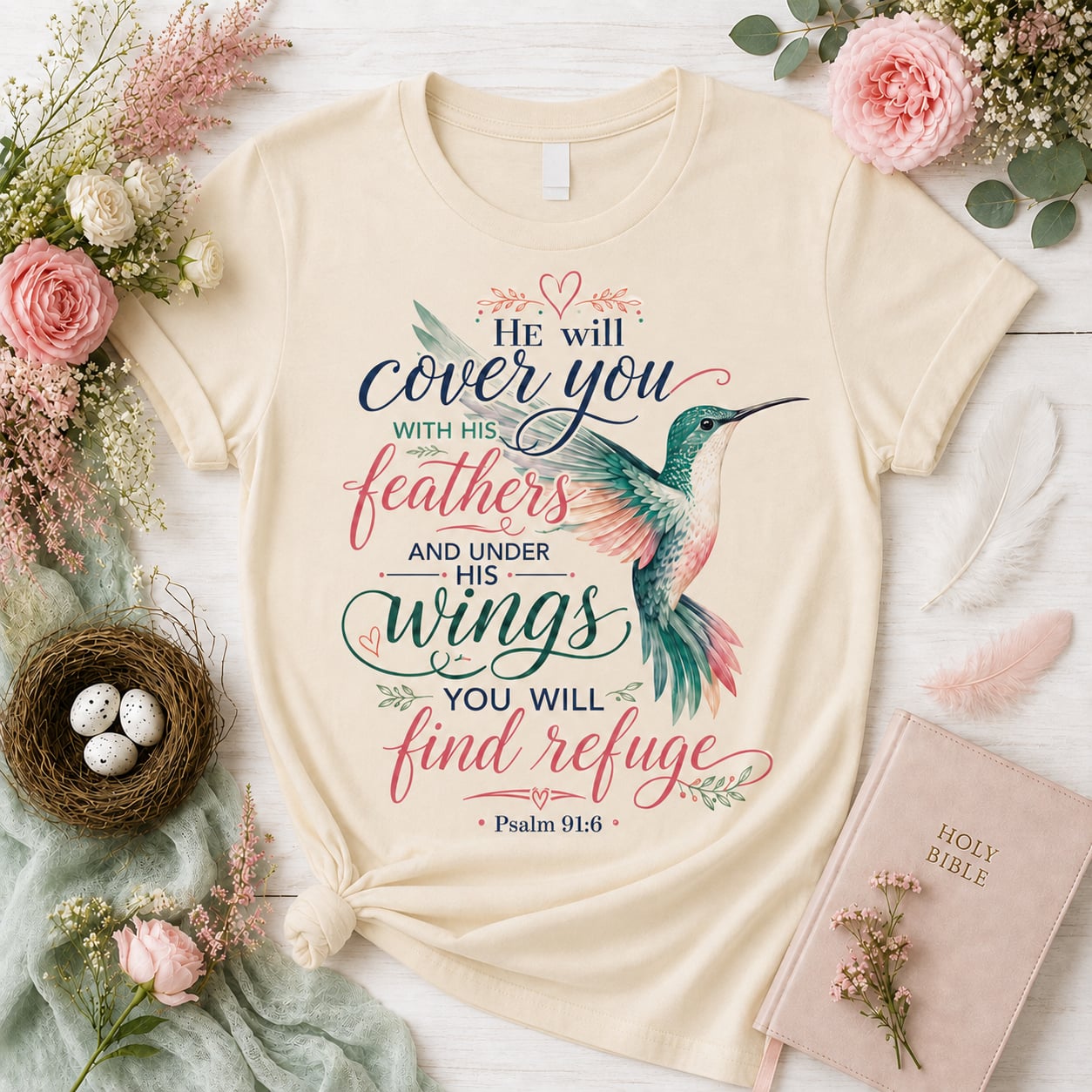 Under His Wings  *CHOOSE COLOR* Pam Grant *Fundraiser*
