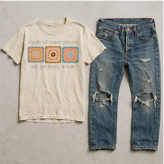 Made Of Many Pieces Natural T-Shirt