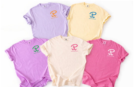 Russell Co. Hospital Left Chest Mystery Ink/Choose Comfort Color Shirt Color