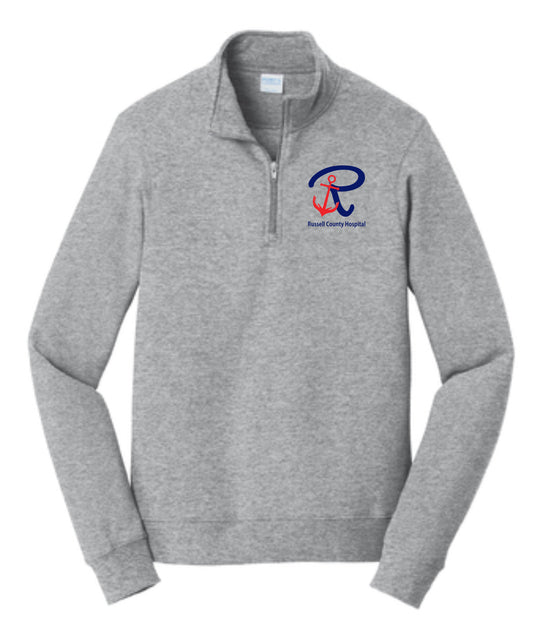 RC Hospital Logo Grey Quarter Zip