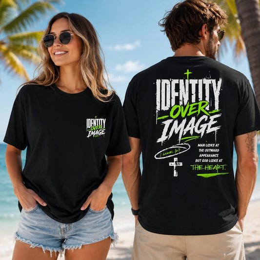 Identity Over Image Black Tee